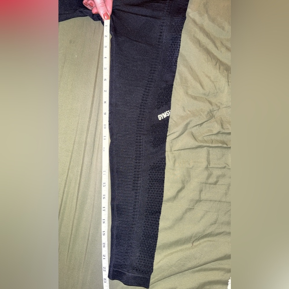 Gymshark Womens Size Medium Black Leggings - Picture 3 of 6